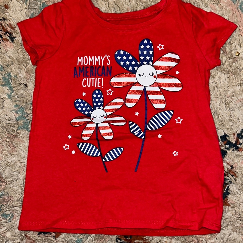 Adorable 4th of July tshirt - size 5t